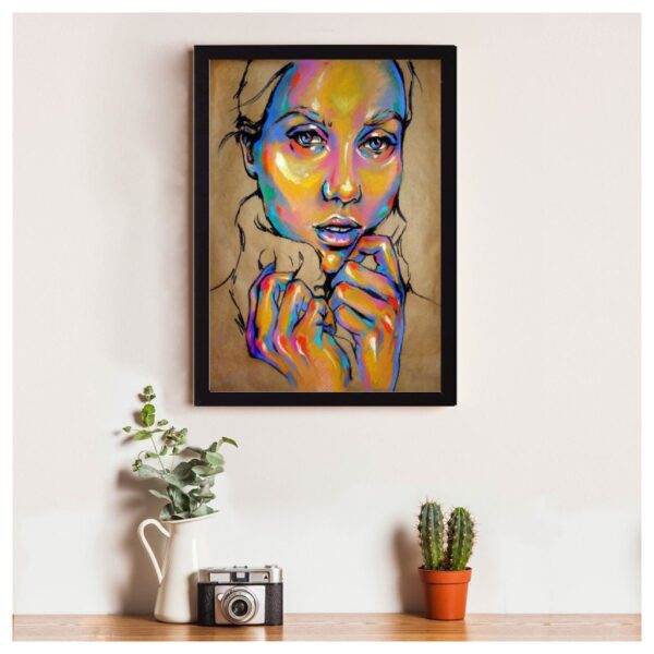 40x60cm Black Poster Frame-24"x 16" with Backboard & Styrene Included Portrait Landscape Display