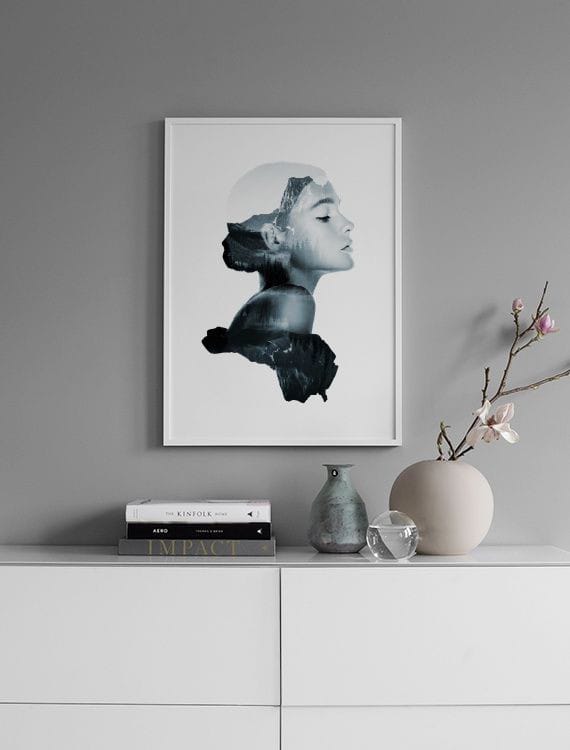 A1 (59.4 x 84.1 cm) White Frame