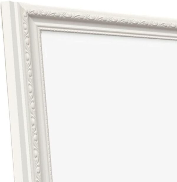 A1 Size Poster Frame White Ornate Shabby Chic Picture Poster Frame Antique Vintage Style A1 (59.4 cm x 84.1)cm