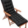 Sun Lounger Cushion Thick Garden Recliner Chair Cushion Garden Chair Cushion Sunbed Cushion Double