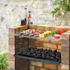 61-vvJUF8WL._AC_SX679_.jpg Garden Mile DIY Build your own barbecue Grilling set Charcoal bbq tray barbecue grill Barbeque grill outdoor DIY charcoal barbecues rack