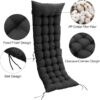 Sun Lounger Cushion Thick Garden Recliner Chair Cushion Garden Chair Cushion Sunbed Cushion Double