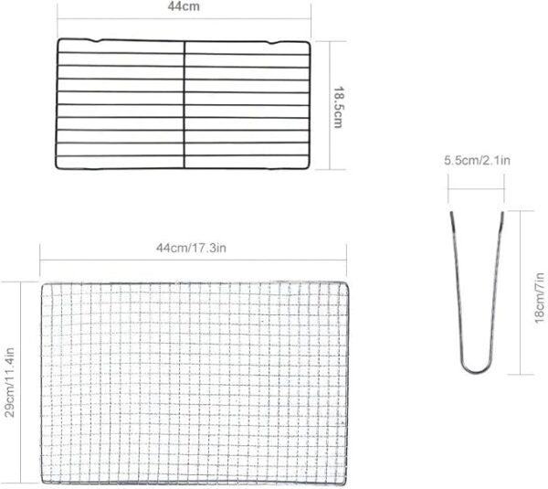 Essential - Stainless Steel BBQ Grill with Stand Charcoal Barbecue Folding and Portable Outdoor Garden And Park Use