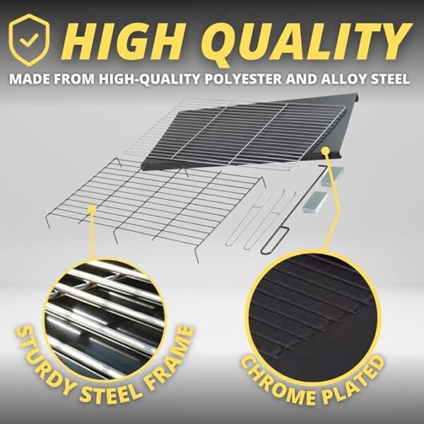 Garden Mile DIY Build your own barbecue Grilling set Charcoal bbq tray barbecue grill Barbeque grill outdoor DIY charcoal barbecues rack