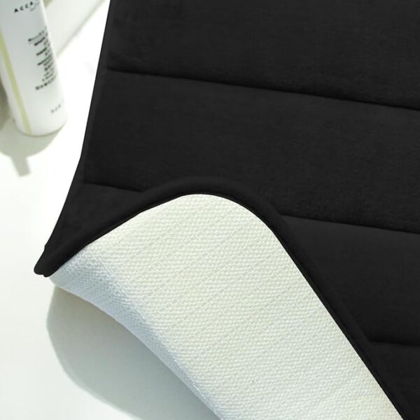 71NO6lMwgVL._AC_SX679_.jpg Pedestal Mats Indoor Memory Foam Mat - Bath Mat Non-Slip Floor Mat Comfortable Bathroom Mat - Colors Black, Beige, Grey, Navy, 50 x 40 cm