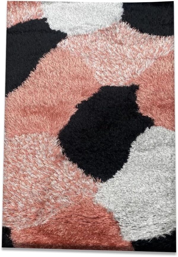 Stylish Large Area Rugs For Living Room - Non Shedding Dense Pile Shaggy Rug For Bedroom Kitchen Carpet Runner Non Slip Floor Mat (60 x 220 cm - 2 ft x 7 ft 3