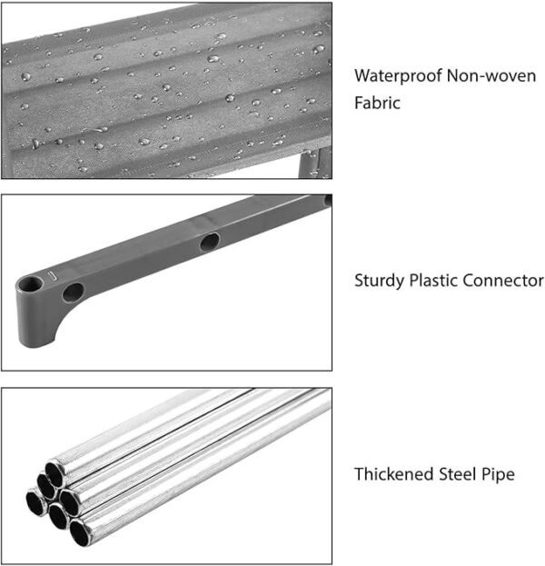 6 Tier 5 Cubes Modern Book Shelves Storage Shelf Tall Narrow Bookcase Display Unit Organizer Cube Display Shelves for Living Room, Bedroom