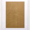 White MDF Wooden (70cm x 100cm) Frame with Mount
