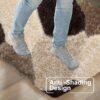 Stylish Large Area Rugs For Living Room - Non Shedding Dense Pile Shaggy Rug For Bedroom Kitchen Carpet Runner Non Slip Floor Mat (60 x 220 cm - 2 ft x 7 ft 3