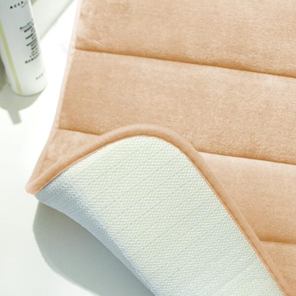 818yuUiaCYL._AC_SX679_.jpg Pedestal Mats Indoor Memory Foam Mat - Bath Mat Non-Slip Floor Mat Comfortable Bathroom Mat - Colors Black, Beige, Grey, Navy, 50 x 40 cm