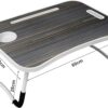 Laptop Bed Table, Foldable Lap Desk For Bed and Sofa Breakfast Bed Tray,