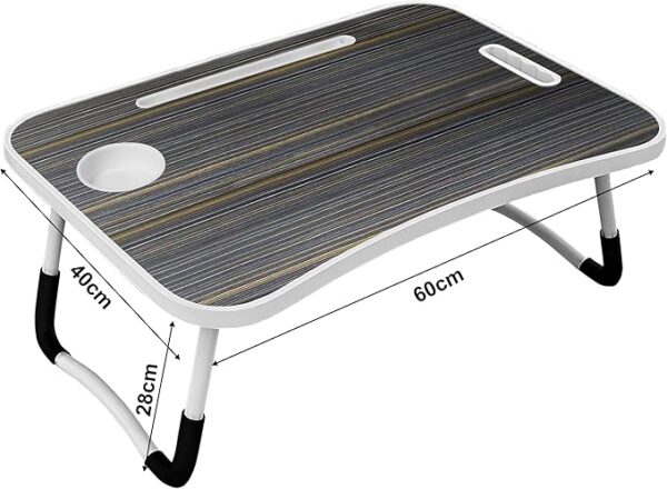 Laptop Bed Table, Foldable Lap Desk For Bed and Sofa Breakfast Bed Tray,