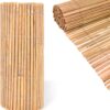 Natural Bamboo Screening Slatted Roll for Garden