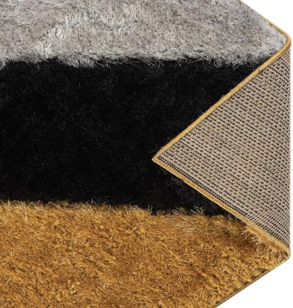 Stylish Large Area Rugs For Living Room - Non Shedding Dense Pile Shaggy Rug For Bedroom Kitchen Carpet Runner Non Slip Floor Mat (60 x 220 cm - 2 ft x 7 ft 3