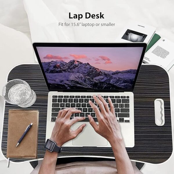 Laptop Bed Table, Foldable Lap Desk For Bed and Sofa Breakfast Bed Tray,