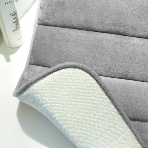 81P8NNIQWJL._AC_SX679_.jpg Pedestal Mats Indoor Memory Foam Mat - Bath Mat Non-Slip Floor Mat Comfortable Bathroom Mat - Colors Black, Beige, Grey, Navy, 50 x 40 cm