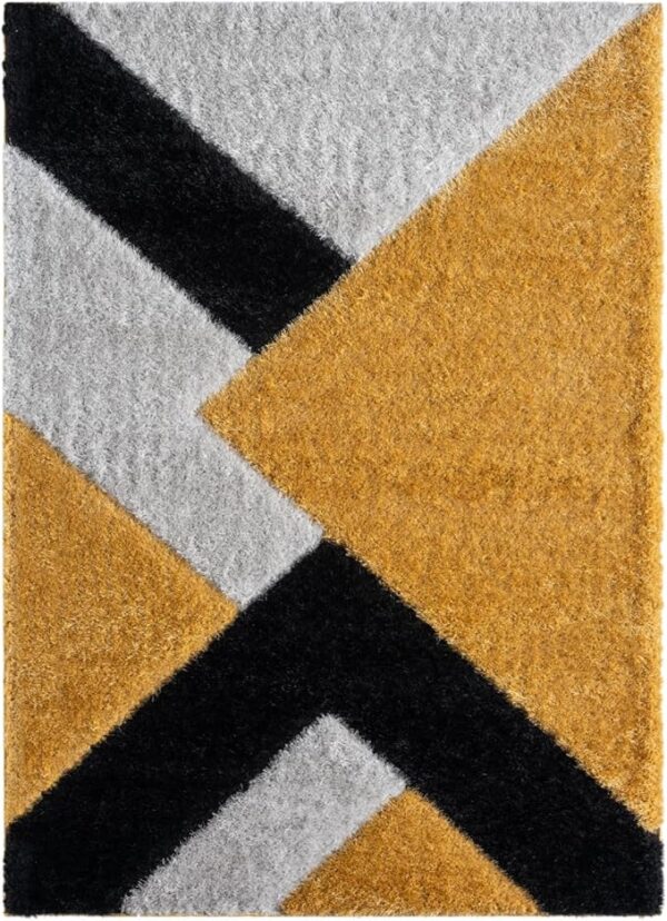 Stylish Large Area Rugs For Living Room - Non Shedding Dense Pile Shaggy Rug For Bedroom Kitchen Carpet Runner Non Slip Floor Mat (60 x 220 cm - 2 ft x 7 ft 3