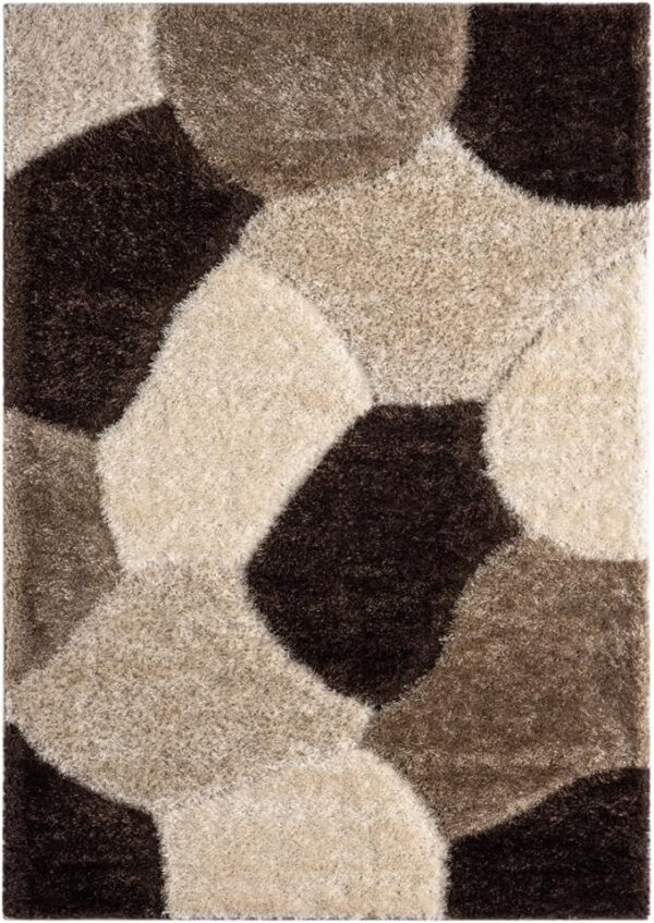 Stylish Large Area Rugs For Living Room - Non Shedding Dense Pile Shaggy Rug For Bedroom Kitchen Carpet Runner Non Slip Floor Mat (60 x 220 cm - 2 ft x 7 ft 3