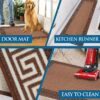 Carpet Runners for Hallways Non-Slip Long & Wide Heavy-Duty Plain Super Absorbent Area Rugs, Stair Carpet and Kitchen Anti-slip Floor Mats