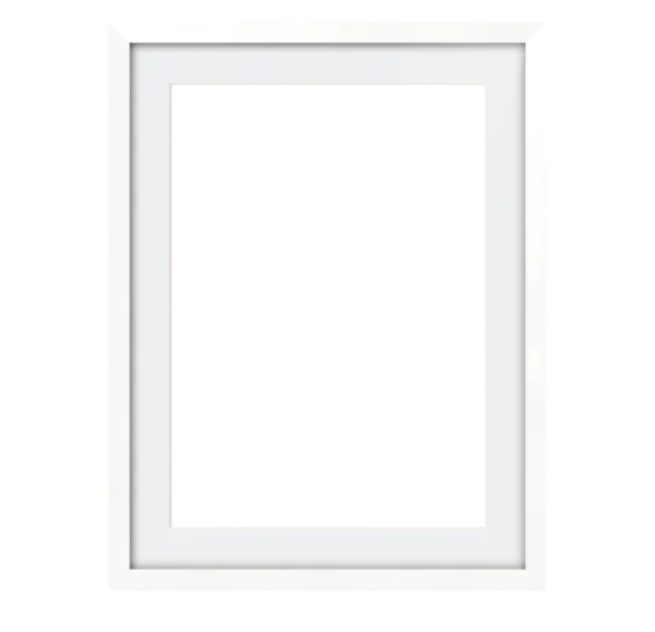 White MDF Wooden (70cm x 100cm) Frame with Mount