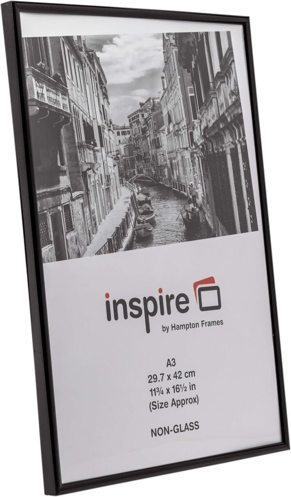 42x30cm A3 Black Picture Poster Photo Frame Acrylic (Non Glass)