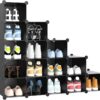 FS Shoe Storage 16 Cube Shoe Rack, DIY Shoe Rack Storage,FRAMESPOT Shoe Rack Organiser Shoe Storage Unit Space Saving For Hallway Bedroom