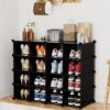 FS Shoe Storage 16 Cube Shoe Rack, DIY Shoe Rack Storage,FRAMESPOT Shoe Rack Organiser Shoe Storage Unit Space Saving For Hallway Bedroom