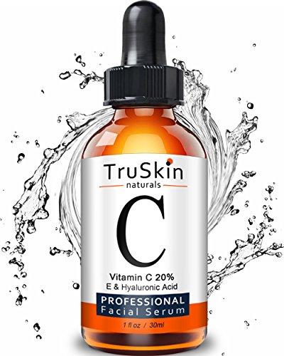 TruSkin Vitamin C Serum face – Anti Aging Face Serum with Vitamin C, Hyaluronic Acid, Vitamin E – Brightening Serum for Dark Spots, Even Skin Tone, Eye Area, Fine Lines & Wrinkles, 1 Fl Oz 30ml