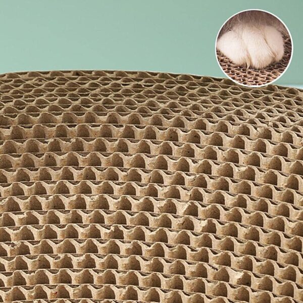 Cat Scratching Board Oval-shaped Cardboard Bowl High-Density for Indoor Cats Grinding Claw