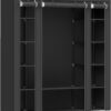 Fabric-Portable-Wardrobe-for-Bedroom-Clothes-Rail-Black-Fabric-Wardrobe-1-1.jpg Fabric Portable Wardrobe for Bedroom Clothes Rail Grey Fabric Wardrobe