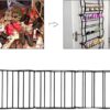 36 Pairs Over the Door Hanging Shoe Rack Adjustable Shelf Over the Door Organiser