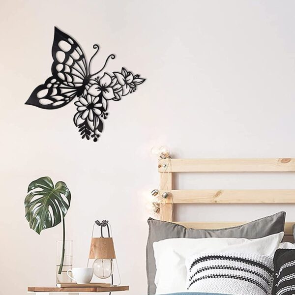 Metal-Wall-Art-Elegant-Butterfly-Metal-Wall-Decor-Modern-Metal-Wall-Silhouette-Easy-Installation-Home-Decoration-1.jpg Metal Wall Art Elegant Butterfly Metal Wall Decor Modern Metal Wall Silhouette Easy Installation Home Decoration for Bedroom
