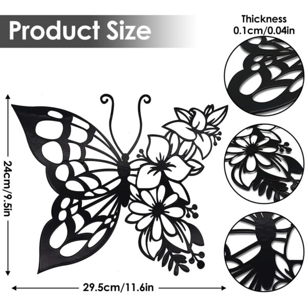 Metal-Wall-Art-Elegant-Butterfly-Metal-Wall-Decor-Modern-Metal-Wall-Silhouette-Easy-Installation-Home-Decoration-2.jpg Metal Wall Art Elegant Butterfly Metal Wall Decor Modern Metal Wall Silhouette Easy Installation Home Decoration for Bedroom