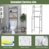 Over Toilet Storage Unit 3 Tier Over Toilet Storage Rack Bathroom Shelf Organizer Stand Stainless Steel
