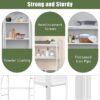 Over Toilet Storage Unit 3 Tier Over Toilet Storage Rack Bathroom Shelf Organizer Stand Stainless Steel