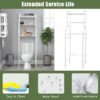 Over Toilet Storage Unit 3 Tier Over Toilet Storage Rack Bathroom Shelf Organizer Stand Stainless Steel