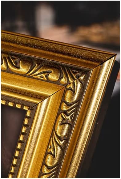 All Sizes Ornate Shabby Chic Gold Picture Poster Frame Antique Vintage Style MDF Backing Board with Perspex Sheet