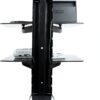 Tempered Black Glass Floating Shelf Wall Mount For Consoles/DVD players/TV Accessories