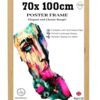 Multi Color 70cm x 100cm Poster Frame Portrait Landscape Display with high quality MDF Wood